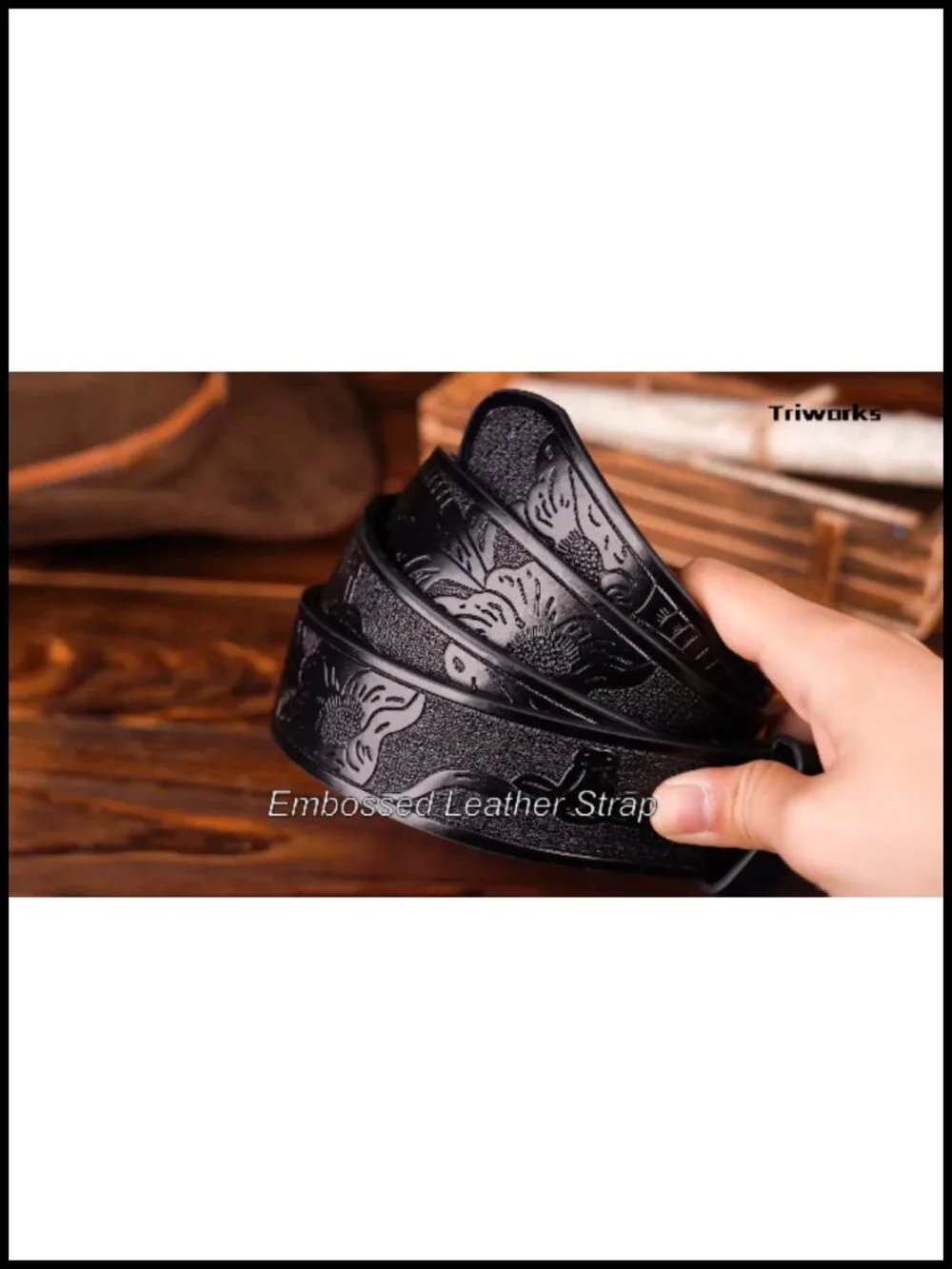 Western Initial Letter PU Leather Belt Snap-On Buckle Men Women